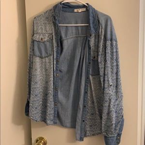Button down tunic
